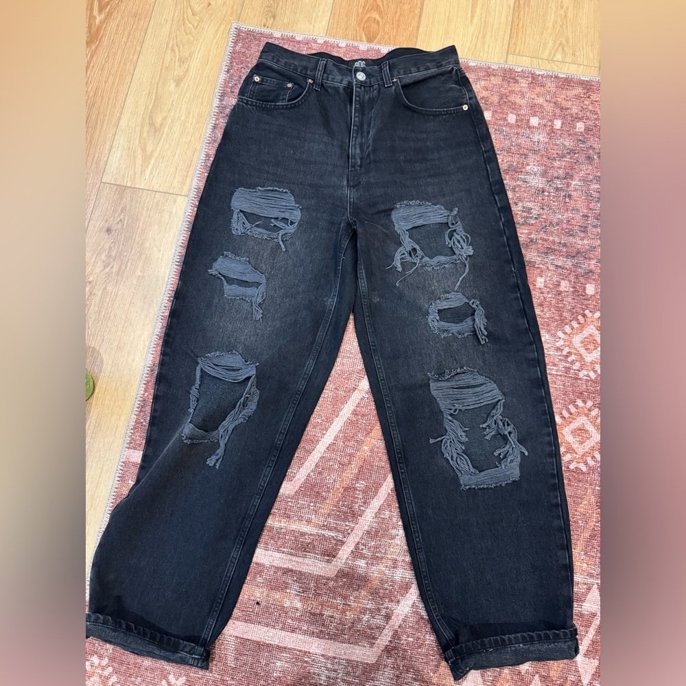 Women’s BDG Black Jeans, High Rise Baggy size 30